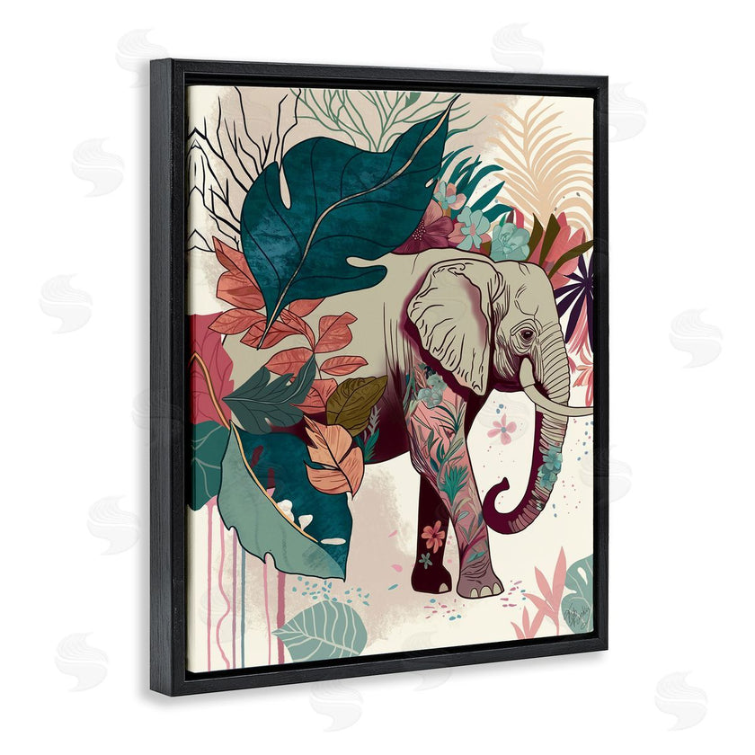 Fab Funky | Elephant and Tropical Leaves