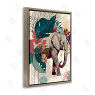 Fab Funky | Elephant and Tropical Leaves