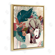 Fab Funky | Elephant and Tropical Leaves