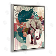 Fab Funky | Elephant and Tropical Leaves