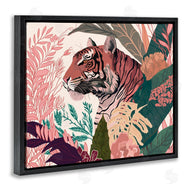 Fab Funky | Tiger Peeking from Leaves