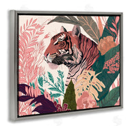 Fab Funky | Tiger Peeking from Leaves