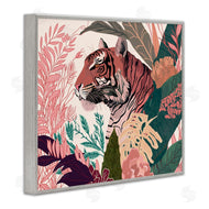 Fab Funky | Tiger Peeking from Leaves