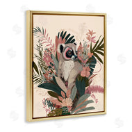 Fab Funky | Lemur with Hibiscus Plants