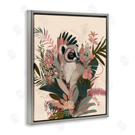 Fab Funky | Lemur with Hibiscus Plants