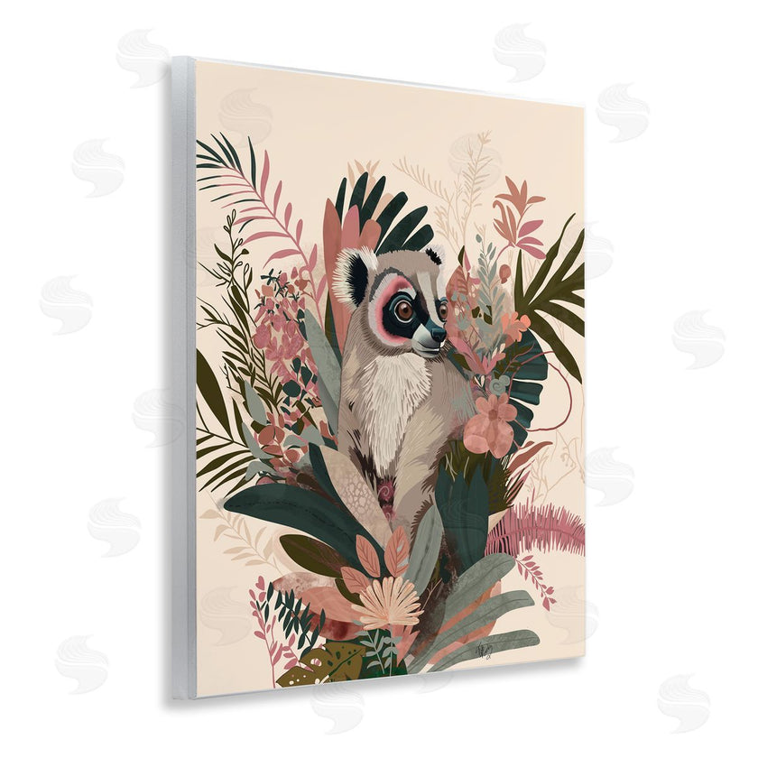 Fab Funky | Lemur with Hibiscus Plants