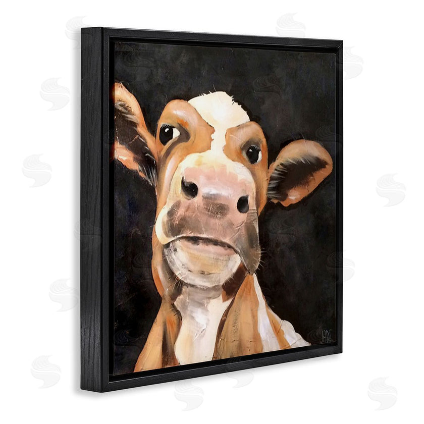 Jade Reynolds | Country Cow on Black