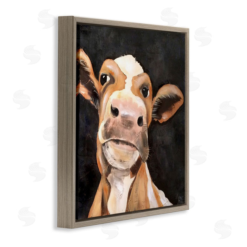 Jade Reynolds | Country Cow on Black