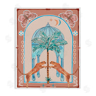 Melissa Wang | Traditional Leopards and Palm Tree