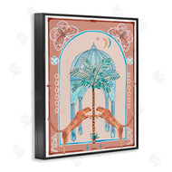 Melissa Wang | Traditional Leopards and Palm Tree