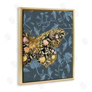 Melissa Wang | Blue and Gold Butterfly