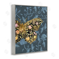 Melissa Wang | Blue and Gold Butterfly