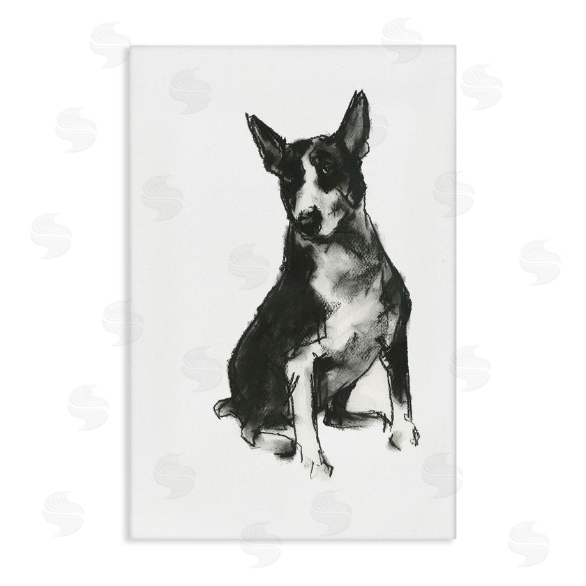 Cartissi  | Charcoal Dog Drawing