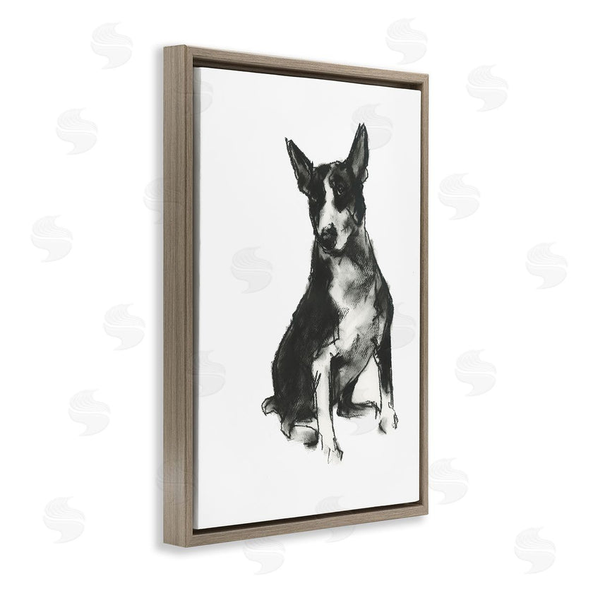 Cartissi  | Charcoal Dog Drawing