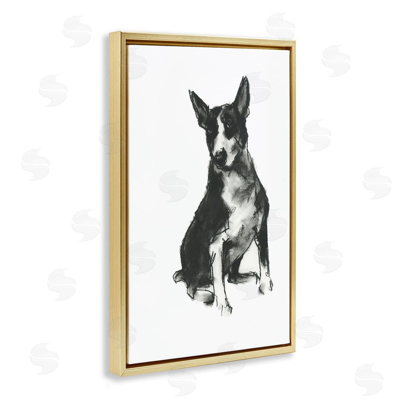 Cartissi  | Charcoal Dog Drawing