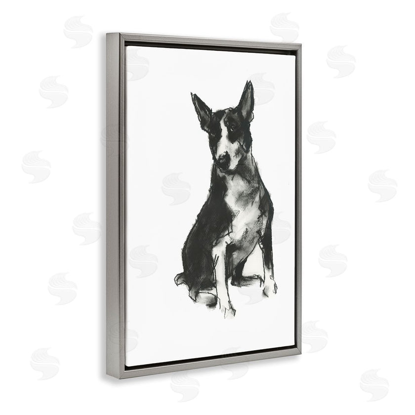 Cartissi  | Charcoal Dog Drawing