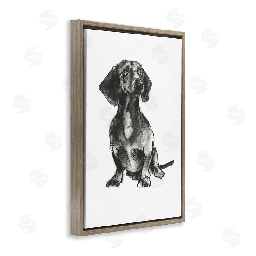 Cartissi  | Dachshund Sitting Drawing