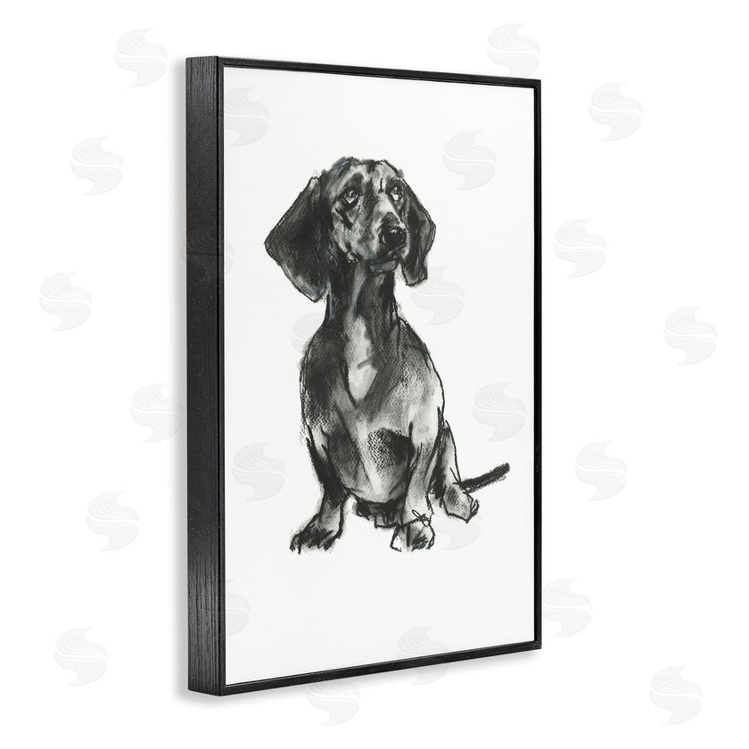 Cartissi  | Dachshund Sitting Drawing