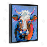 Victoria Barnes | Bold Paint Strokes Cow