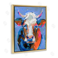 Victoria Barnes | Bold Paint Strokes Cow