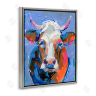 Victoria Barnes | Bold Paint Strokes Cow