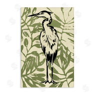 June Erica Vess | Wild Heron and Leaves