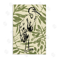 June Erica Vess | Heron and Leaf Pattern