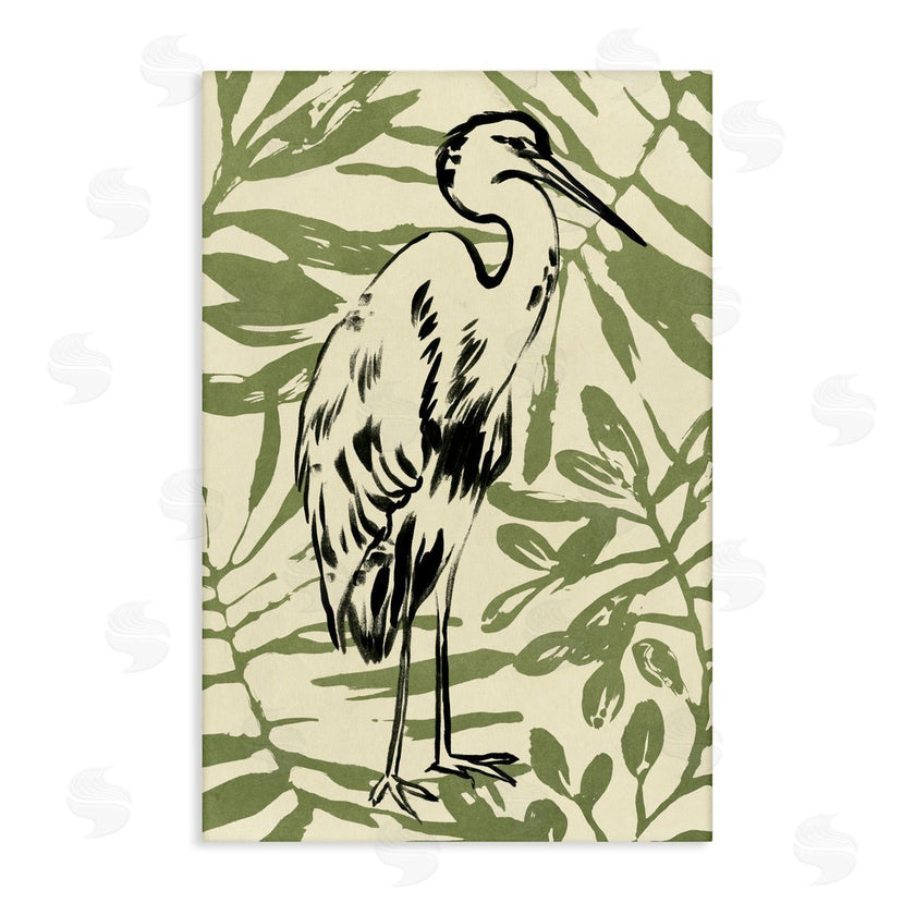 June Erica Vess | Heron and Leaf Pattern