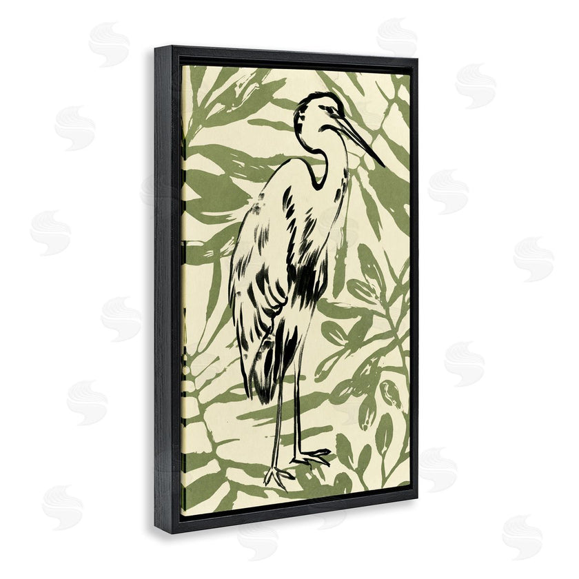 June Erica Vess | Heron and Leaf Pattern