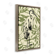 June Erica Vess | Heron and Leaf Pattern