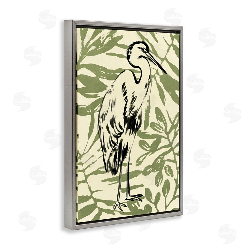June Erica Vess | Heron and Leaf Pattern