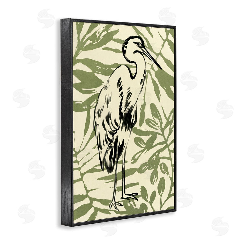 June Erica Vess | Heron and Leaf Pattern