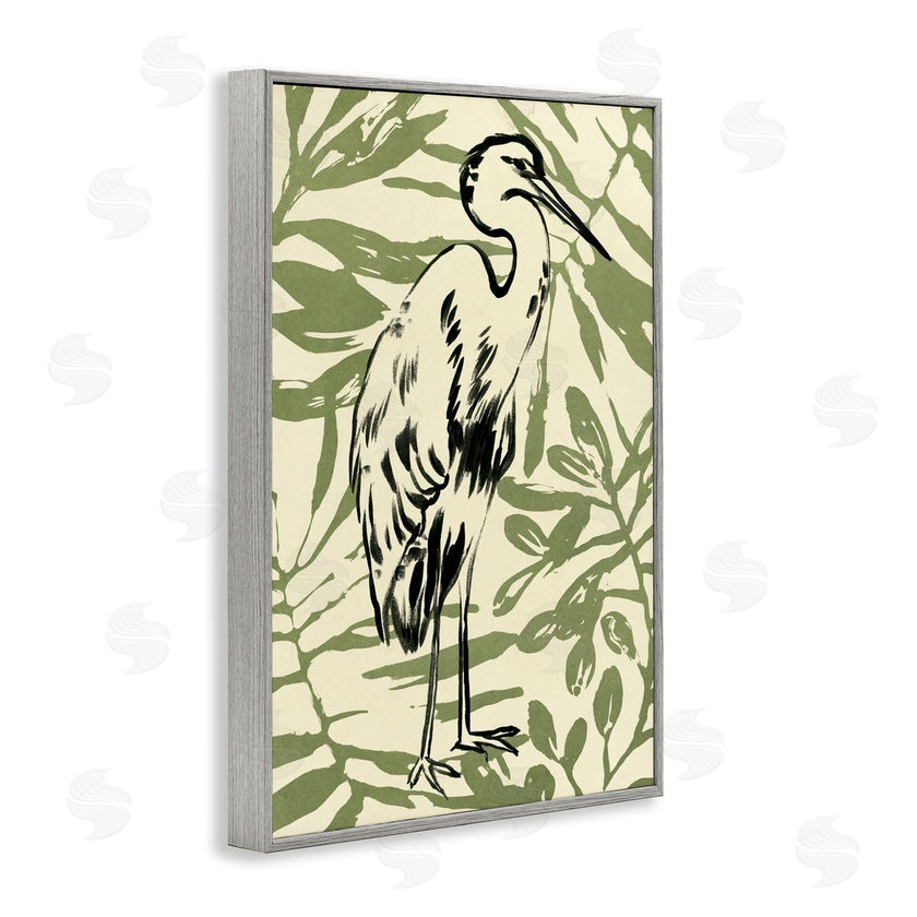 June Erica Vess | Heron and Leaf Pattern
