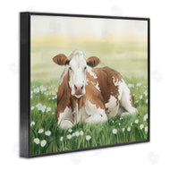 Grace Popp | Cow and Meadow Blossoms