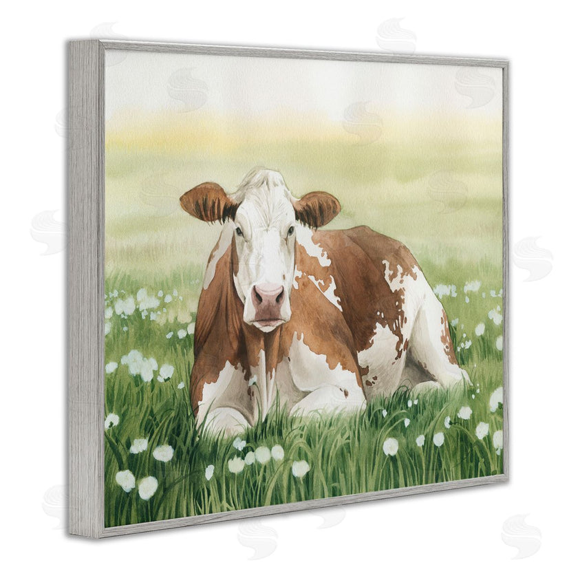 Grace Popp | Cow and Meadow Blossoms