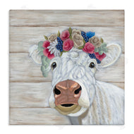 Ashley Justice | Rustic Cow Flower Crown