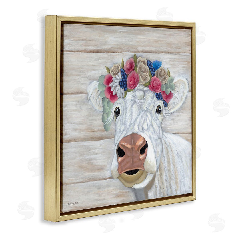 Ashley Justice | Rustic Cow Flower Crown