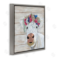 Ashley Justice | Rustic Cow Flower Crown