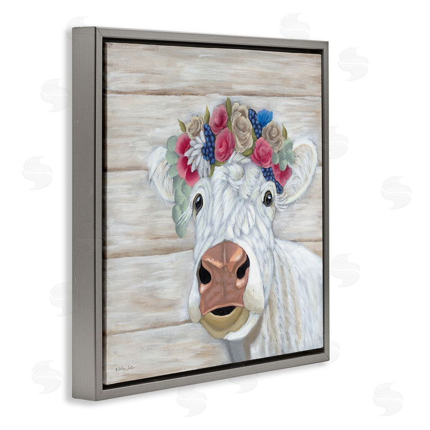Ashley Justice | Rustic Cow Flower Crown
