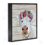 Ashley Justice | Rustic Cow Flower Crown