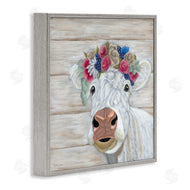Ashley Justice | Rustic Cow Flower Crown
