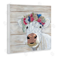 Ashley Justice | Rustic Cow Flower Crown