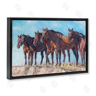 David Graham | Horse Herd Overlooking Desert