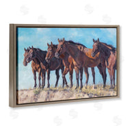 David Graham | Horse Herd Overlooking Desert