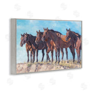 David Graham | Horse Herd Overlooking Desert