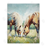 Ramona Murdock | Horses Grazing Together