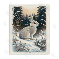 Denise Dundon | Rabbit in Winter Forest