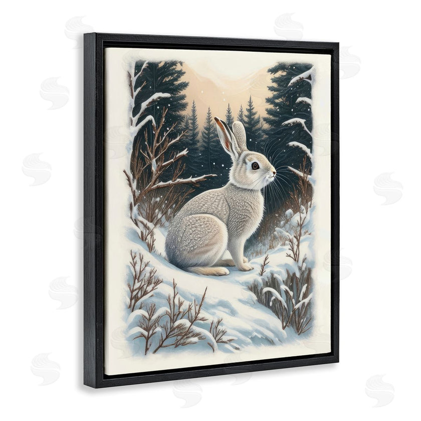 Denise Dundon | Rabbit in Winter Forest