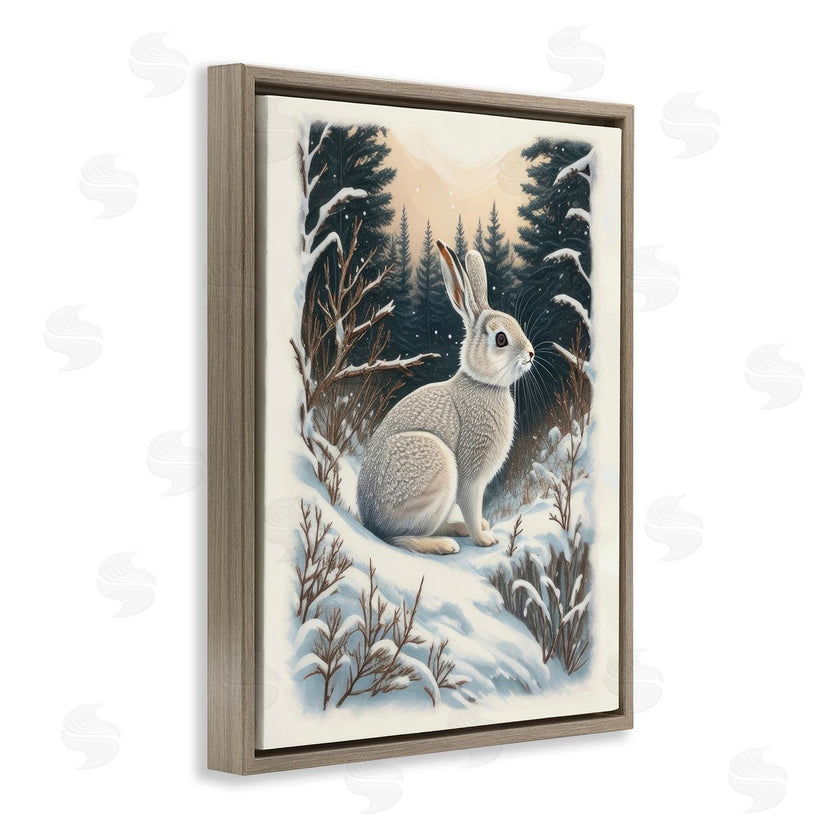 Denise Dundon | Rabbit in Winter Forest