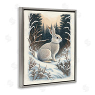 Denise Dundon | Rabbit in Winter Forest